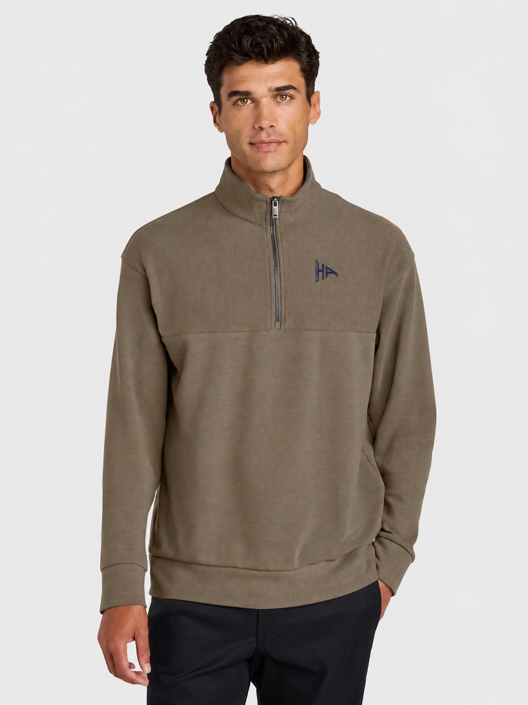 Hamptons Apparel Linear Texture Quarter-Zip - Image 2