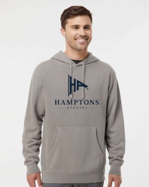 Hamptons Apparel Pigment-Dyed Hoodie